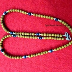 Rudraksha And Sunstone Combination Mala