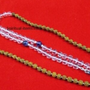 Rudraksha Sphatik And Amethyst Combination Mala