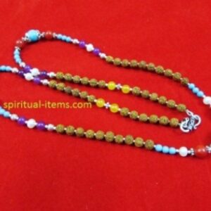 Rudraksha Onyx Amethyst Moti Coral  And Turquoise