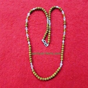 Rudraksha   Sphatik   Citrin Combination Mala