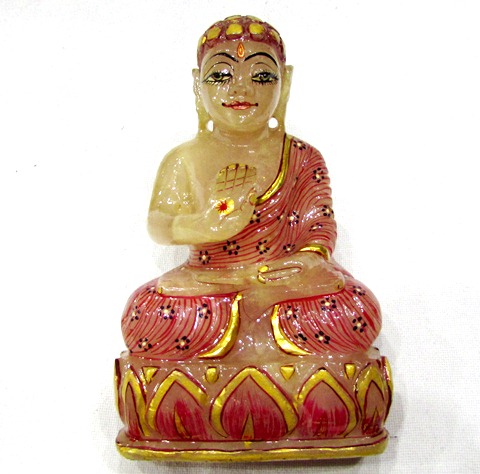 Budha In Natural Rose Quartz Budha In Natural Rose Quartz