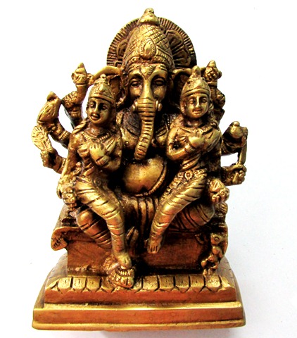 Lord Ganesha With Riddhi Siddhi Lord Ganesha With Riddhi Siddhi